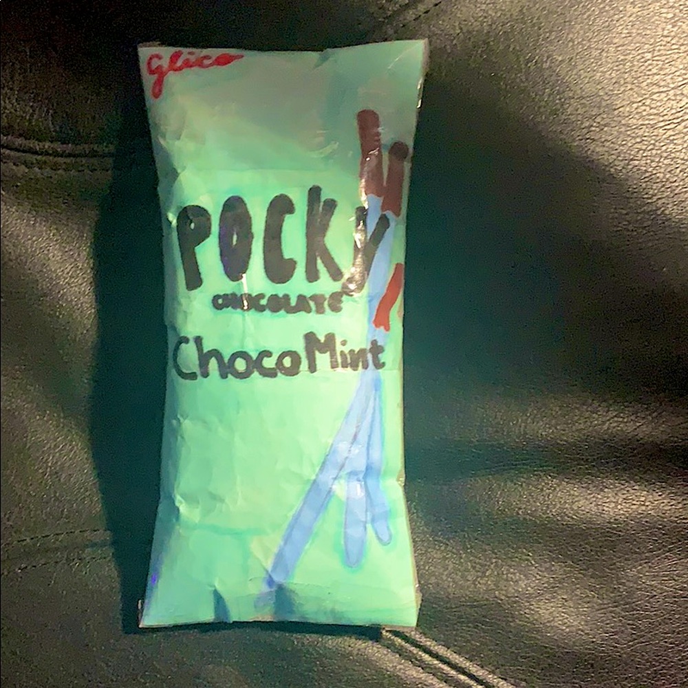 Choco Mint Pocky Sticks paper squishy